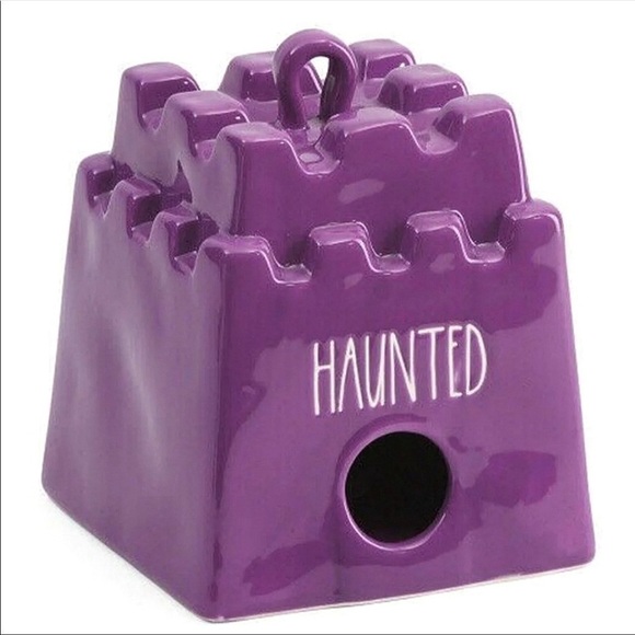 Last 1 - Rae Dunn • “Haunted” Birdhouse Halloween Castle - Picture 1 of 11